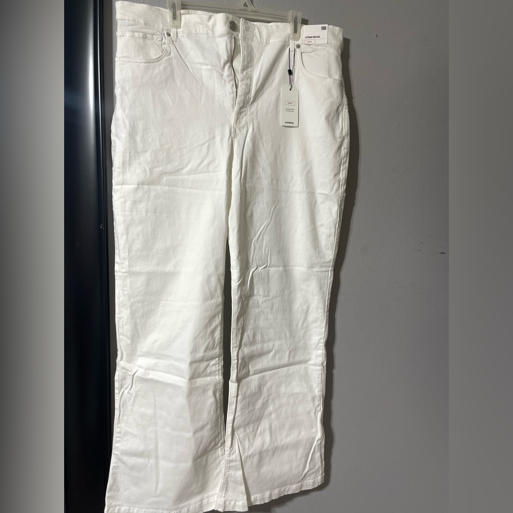 Express white jeans